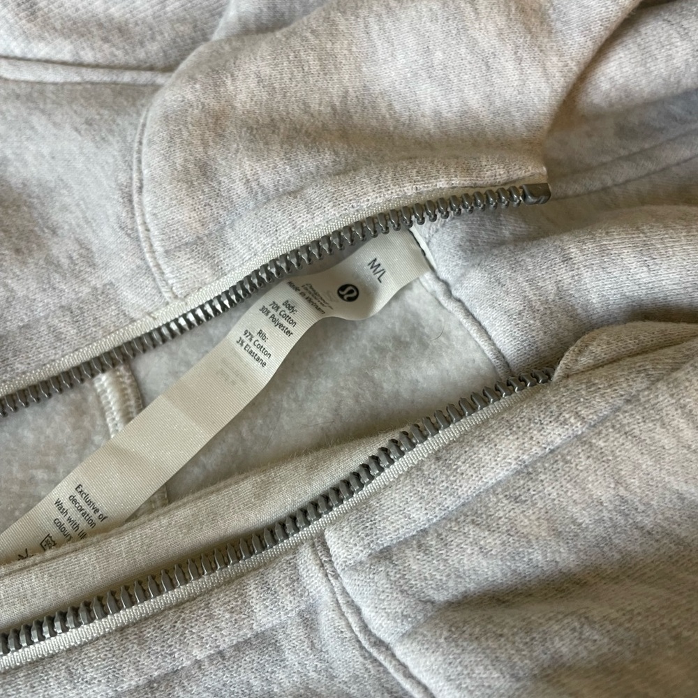 Lululemon Grey Scuba Hoodie
